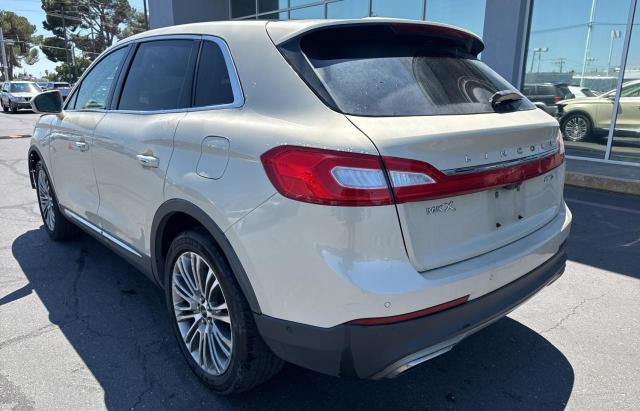 2LMTJ8LR7GBL59941 - 2016 LINCOLN MKX RESERVE Կրեմագույն լուսանկար 3