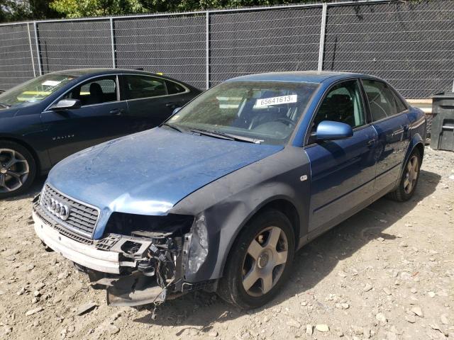 WAULC68E32A217527 - 2002 AUDI A4 1.8T QUATTRO BLUE photo 1