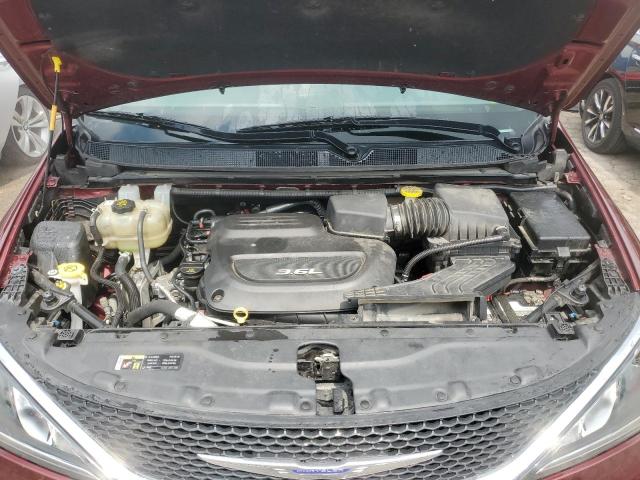 2C4RC1EG8HR656152 - 2017 CHRYSLER PACIFICA TOURING L PLUS MAROON photo 12