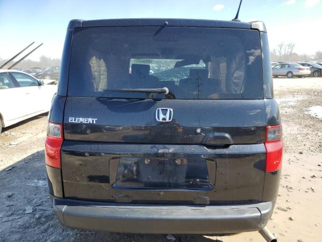 5J6YH28737L011294 - 2007 HONDA ELEMENT EX BLACK photo 6