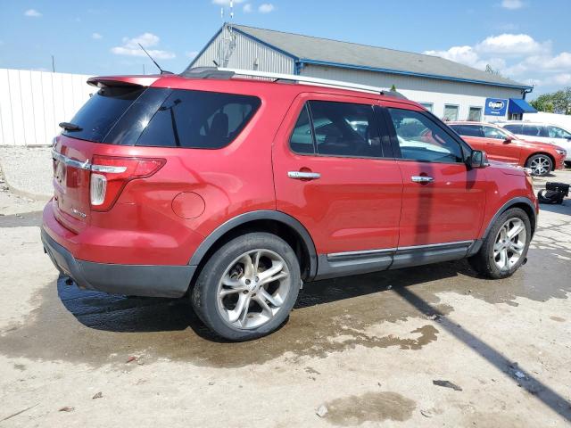 1FMHK7F87CGA54387 - 2012 FORD EXPLORER LIMITED 红色 照片 3