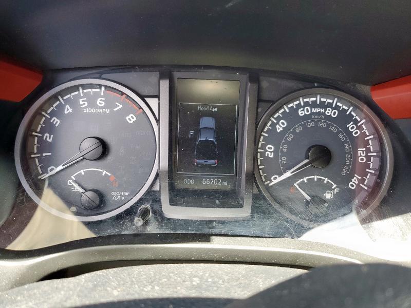 5TFAZ5CN7HX024264 - 2017 TOYOTA TACOMA DOUBLE CAB ნარინჯისფერი ფოტო 9