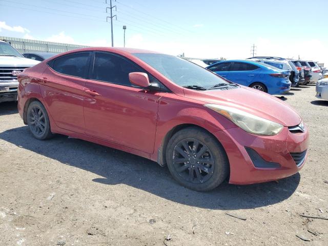 KMHDH4AE6FU361709 - 2015 HYUNDAI ELANTRA SE RED photo 4