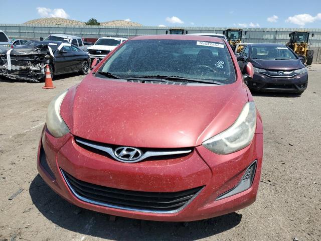 KMHDH4AE6FU361709 - 2015 HYUNDAI ELANTRA SE RED photo 5