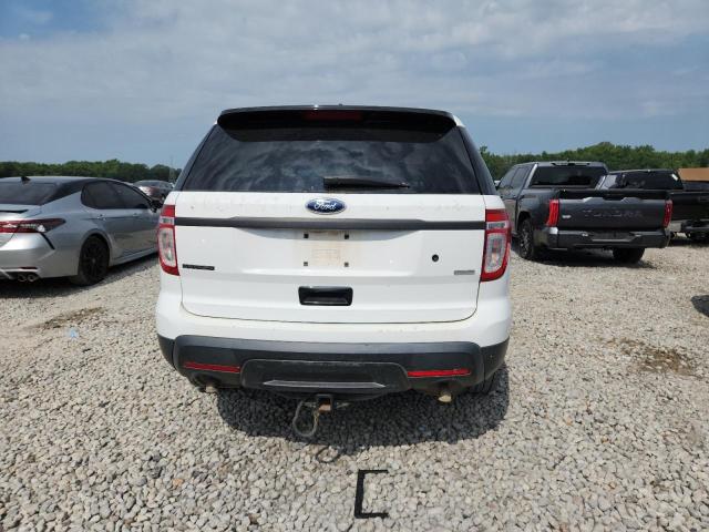 1FM5K8AR0DGA04960 - 2013 FORD EXPLORER POLICE INTERCEPTOR WHITE photo 6