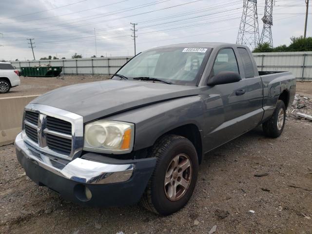 1D7HE42K45S329067 - 2005 DODGE DAKOTA SLT GRAY photo 1