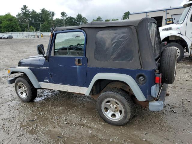 1J4FA39S92P742379 - 2002 JEEP WRANGLER / X BLUE photo 2