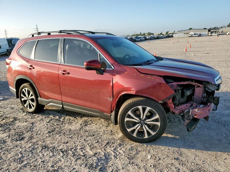 JF2SKAUC6MH565696 - 2021 SUBARU FORESTER LIMITED 红色 照片 4