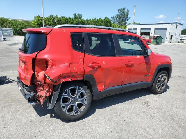 ZACCJADB6HPE74620 - 2017 JEEP RENEGADE LIMITED RED photo 3