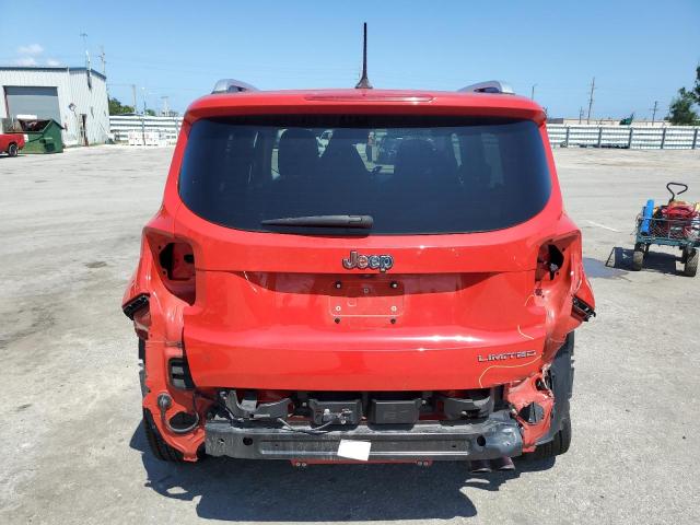 ZACCJADB6HPE74620 - 2017 JEEP RENEGADE LIMITED RED photo 6