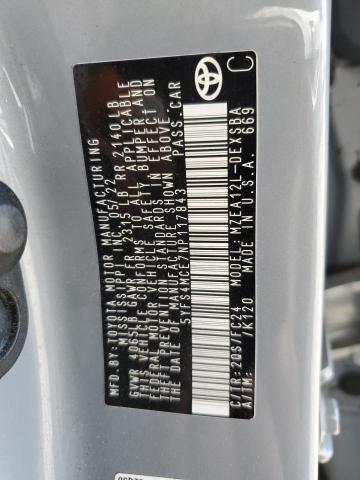 5YFS4MCE7NP117843 - 2022 TOYOTA COROLLA SE Gümüş foto 12