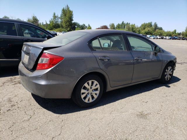 19XFB2F50CE357435 - 2012 HONDA CIVIC LX GRAY photo 3