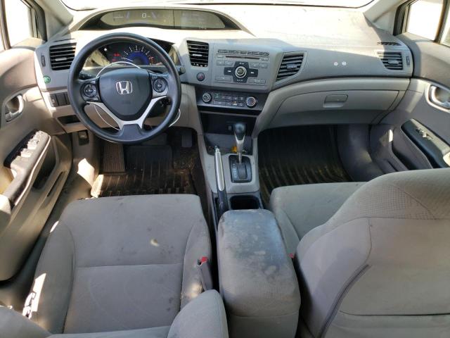 19XFB2F50CE357435 - 2012 HONDA CIVIC LX GRAY photo 8