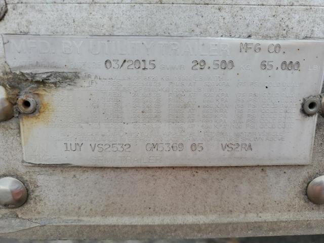 1UYVS2532GM536905 - 2016 UTILITY REEFER 53' WHITE photo 10