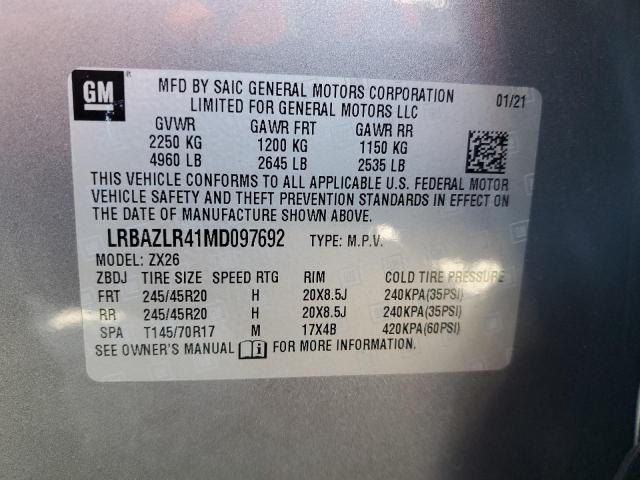 LRBAZLR41MD097692 - 2021 BUICK ENVISION PREFERRED GRAY photo 14