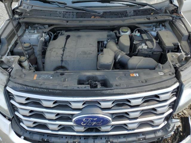 1FM5K7D80HGA53983 - 2017 FORD EXPLORER XLT Argent photo 12
