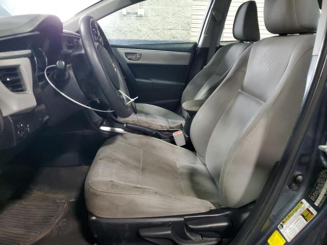 2T1BURHE7GC518804 - 2016 TOYOTA COROLLA L GRAY photo 7