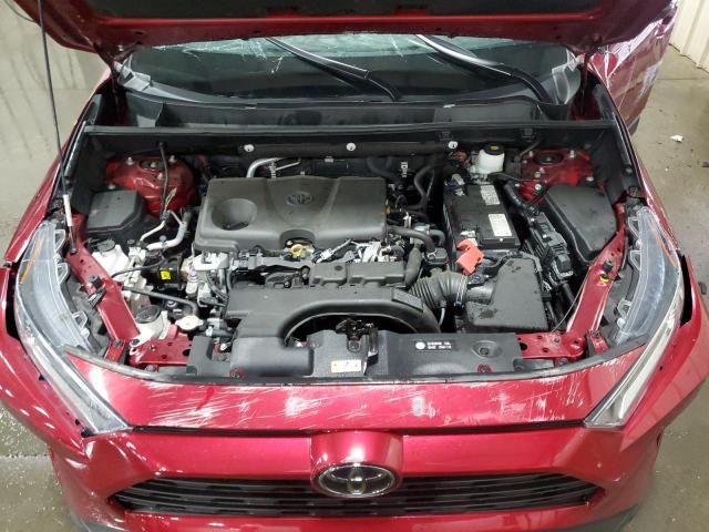 2T3P1RFV5LW122324 - 2020 TOYOTA RAV4 XLE BURGUNDY photo 12