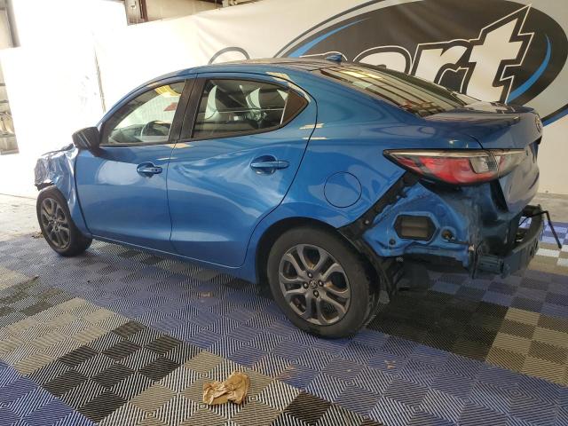 3MYDLBYV3KY510048 - 2019 TOYOTA YARIS L BLUE photo 2