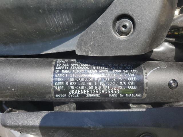 JKAENEE13RDA06853 - 2024 KAWASAKI EN650 E TWO TONE photo 10