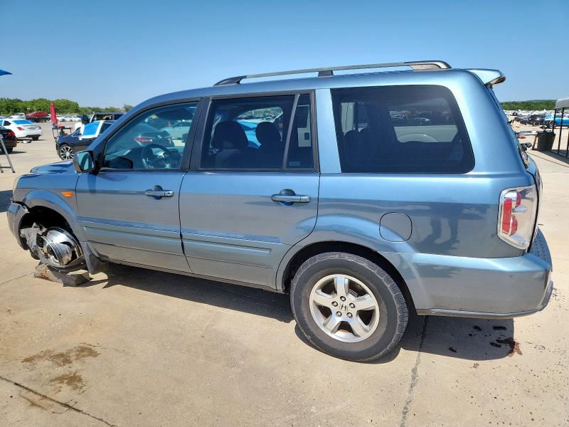 5FNYF28406B019212 - 2006 HONDA PILOT EX BLUE photo 2