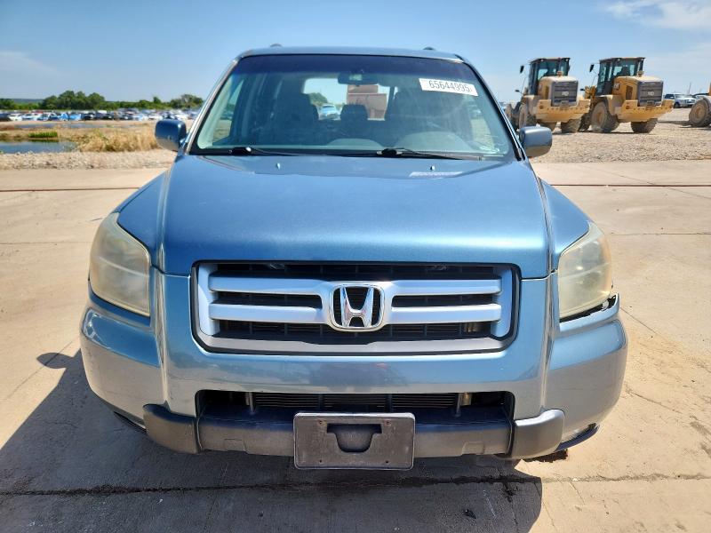 5FNYF28406B019212 - 2006 HONDA PILOT EX BLUE photo 5