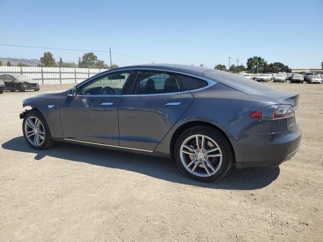 5YJSA1H13EFP54155 - 2014 TESLA MODEL S GRAY photo 2