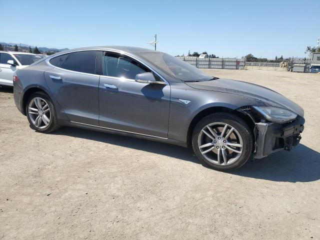 5YJSA1H13EFP54155 - 2014 TESLA MODEL S GRAY photo 4
