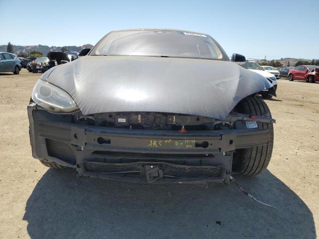5YJSA1H13EFP54155 - 2014 TESLA MODEL S GRAY photo 5