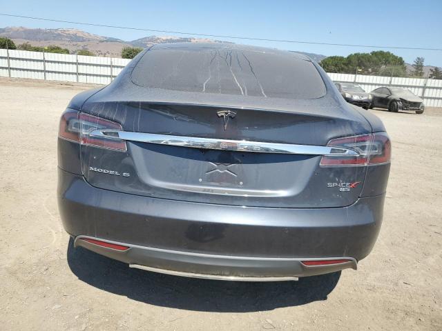 5YJSA1H13EFP54155 - 2014 TESLA MODEL S GRAY photo 6
