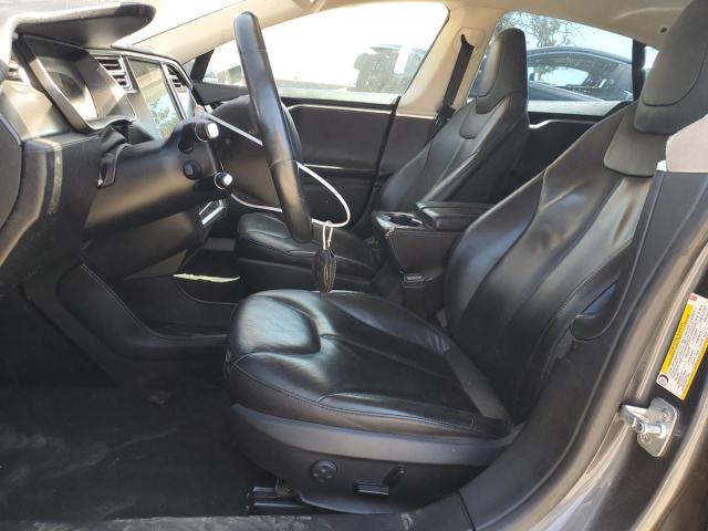 5YJSA1H13EFP54155 - 2014 TESLA MODEL S GRAY photo 7