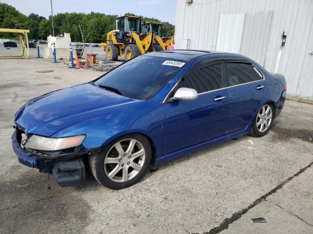 JH4CL96884C005553 - 2004 ACURA TSX BLUE photo 1