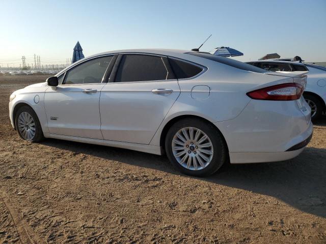 3FA6P0SU4ER398509 - 2014 FORD FUSION TITANIUM PHEV WHITE photo 2