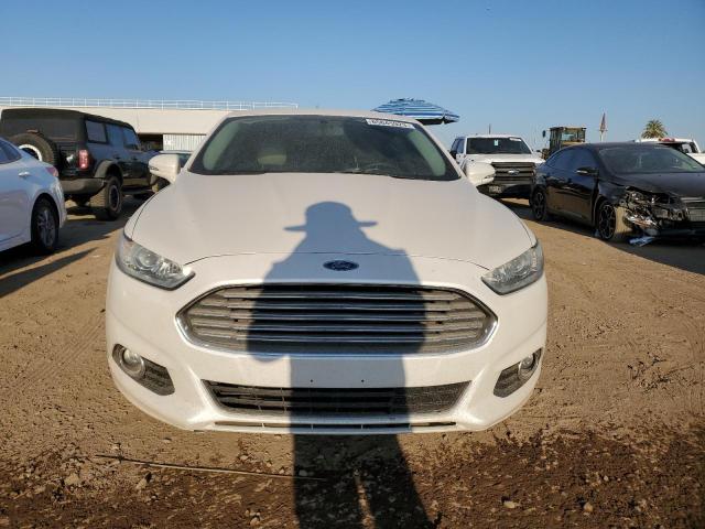 3FA6P0SU4ER398509 - 2014 FORD FUSION TITANIUM PHEV WHITE photo 5