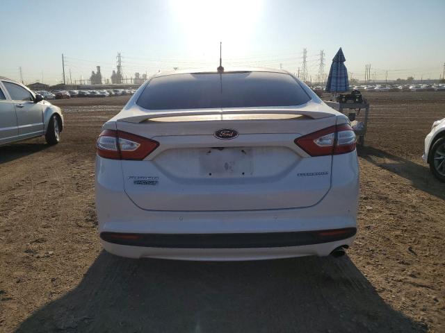 3FA6P0SU4ER398509 - 2014 FORD FUSION TITANIUM PHEV WHITE photo 6