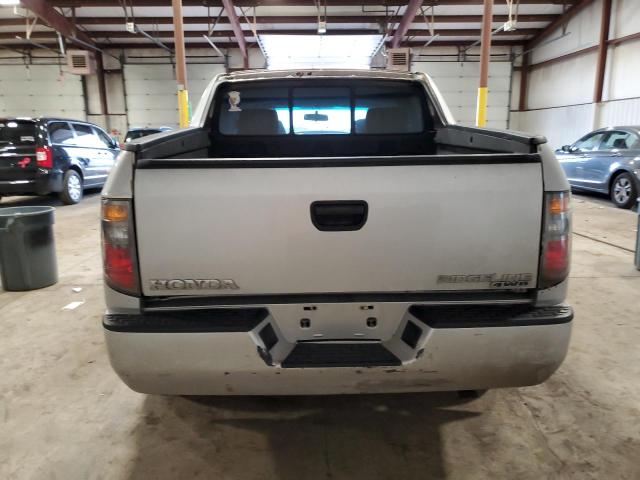 2HJYK16296H541690 - 2006 HONDA RIDGELINE RT SILVER photo 6