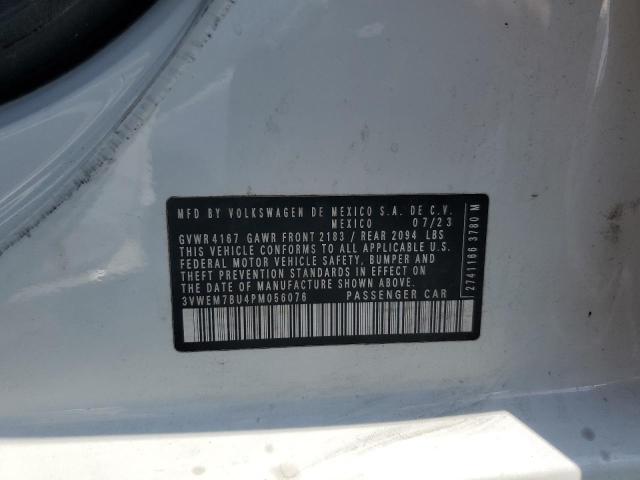 3VWEM7BU4PM056076 - 2023 VOLKSWAGEN JETTA SE 白色 照片 12