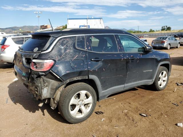 3C4NJDBB0JT162367 - 2018 JEEP COMPASS LATITUDE أسود صورة 3