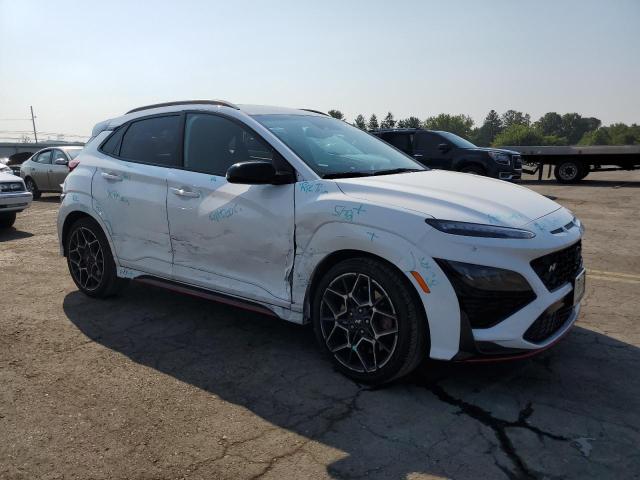 KM8KH3AC9PU010617 - 2023 HYUNDAI KONA N BASE WHITE photo 4