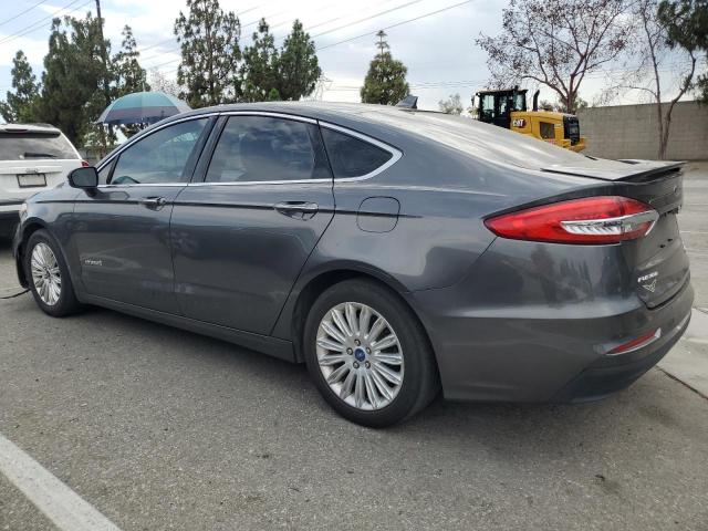 3FA6P0RU5KR109204 - 2019 FORD FUSION TITANIUM Сұр фото 2