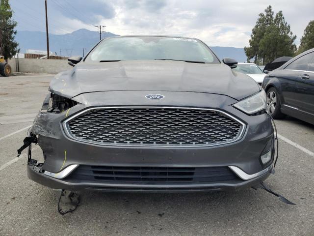 3FA6P0RU5KR109204 - 2019 FORD FUSION TITANIUM Сұр фото 5
