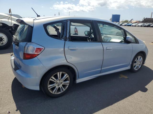 JHMGE8H43AC023177 - 2010 HONDA FIT SPORT BLUE photo 3