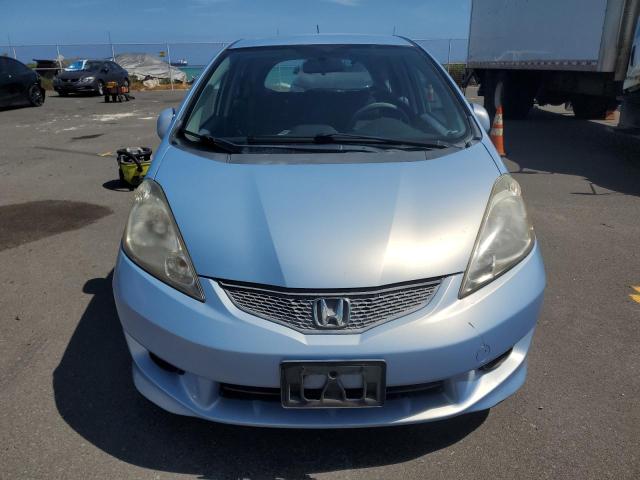 JHMGE8H43AC023177 - 2010 HONDA FIT SPORT BLUE photo 5