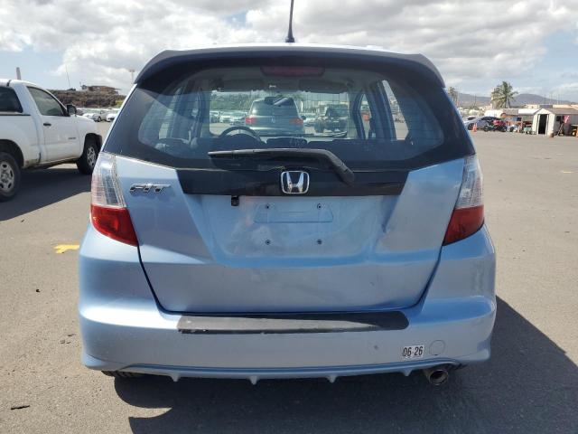JHMGE8H43AC023177 - 2010 HONDA FIT SPORT BLUE photo 6
