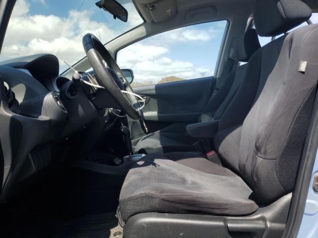JHMGE8H43AC023177 - 2010 HONDA FIT SPORT BLUE photo 7