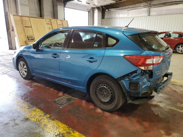 4S3GTAA64H3705666 - 2017 SUBARU IMPREZA BLUE photo 2