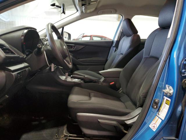 4S3GTAA64H3705666 - 2017 SUBARU IMPREZA BLUE photo 7