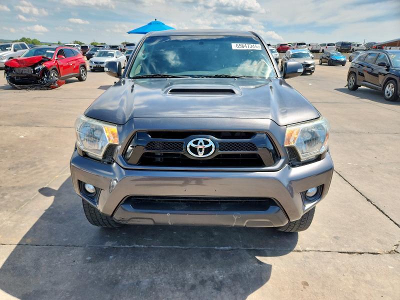 5TFJU4GN7CX027709 - 2012 TOYOTA TACOMA DOUBLE CAB PRERUNNER GRAY photo 5