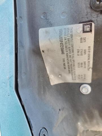 1G8AJ55F47Z104440 - 2007 SATURN ION LEVEL 2 青绿色 照片 12