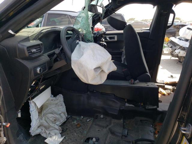 1FM5K8AB2MGB46942 - 2021 FORD EXPLORER POLICE INTERCEPTOR TWO TONE photo 7